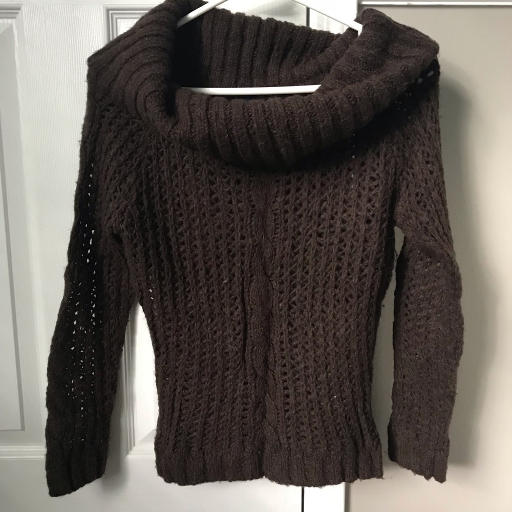 Super cute cowl neck sweater